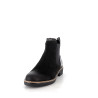 Bottines en cuir noir Fugitive